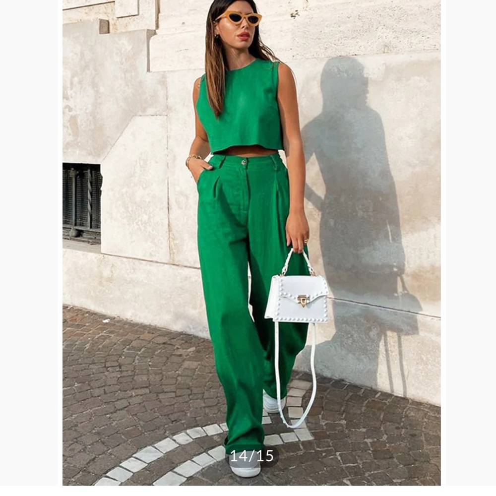 Boho two piece pant set